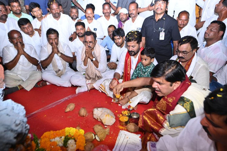 కొండారెడ్డిపల్లి దసరా వేడుకల్లో పాల్గొన్న సీఎం  రేవంత్ రెడ్డి