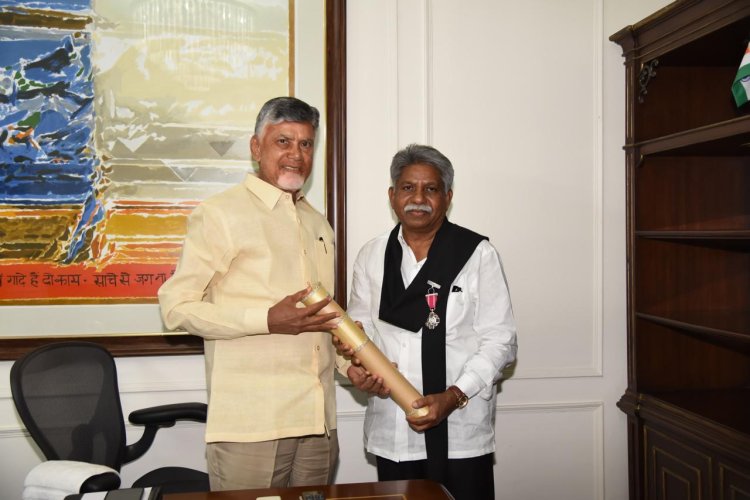 చంద్రబాబును కలిసిన మంద కృష్ణ మాదిగ