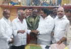 గౌలిపురా శ్రీ మహంకాళి  మాతేశ్వరి  భారతమాత  దేవాలయ అధ్యక్షుడుగా మూడవ సారి ఎన్నికైన ఎర్మని. కైలాష్