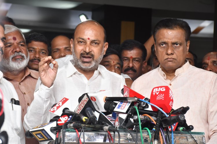 ఒకరు చెబితే నిర్ణయం తీసుకునే పార్టీ బీజేపీ కాదు : కేంద్రమంత్రి బండి సంజయ్ కుమార్