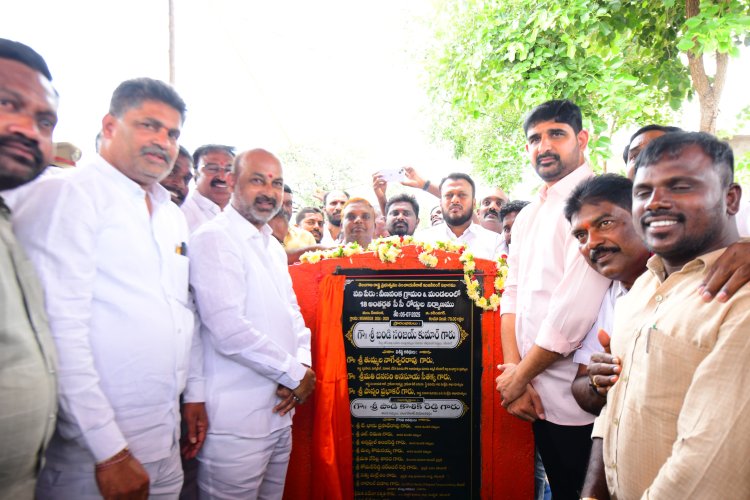6 ఏళ్లలో రూ.20 వేల కోట్లకుపైగా అభివృద్ది పనులు చేశాం :   కేంద్ర మంత్రి బండి సంజయ్ కుమార్