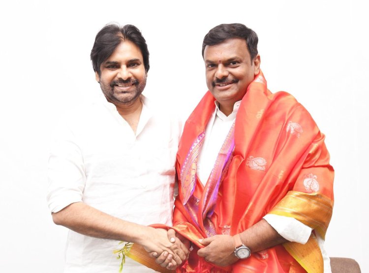 ఉప ముఖ్యమంత్రి పవన్ కళ్యాణ్ తో బీజేపీ రాష్ట్ర అధ్యక్షుడు మాధవ్  భేటీ